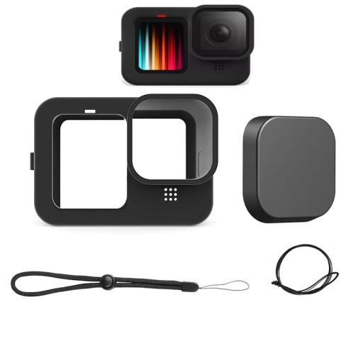 SILIKONOWE ETUI POKROWIEC SMYCZKA do GoPro 10 9