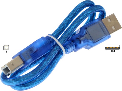 Kabel USB A/B 50cm 0,5m Arduino UNO MEGA Drukarka