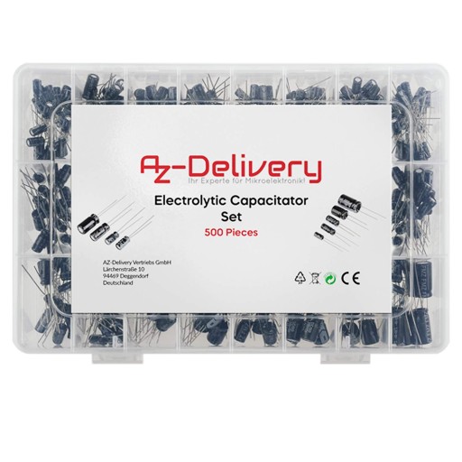 AZDelivery Asortyment ElKo kondensator elektrolityczny aluminiowy 24