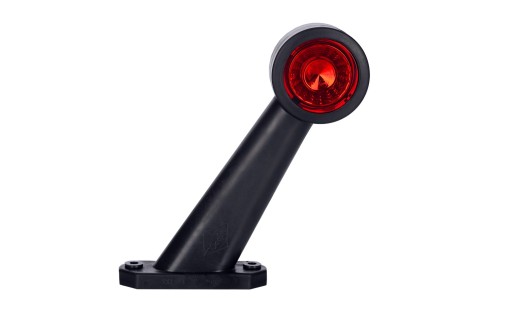 LAMPA OBRYSOWA LED NA RAMIENIU BIAŁO CZERWONA