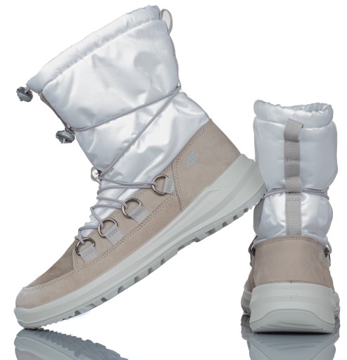 BUTY DAMSKIE 4F ZIMOWE ŚNIEGOWCE OBDH264 10S R-37