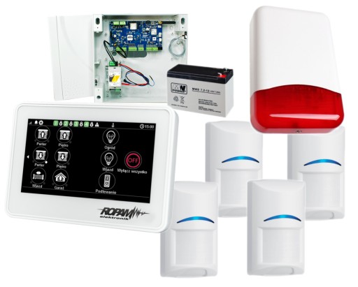 SYSTEM ALARMOWY DO DOMU BOSCH WI-FI SMS APLIKACJA