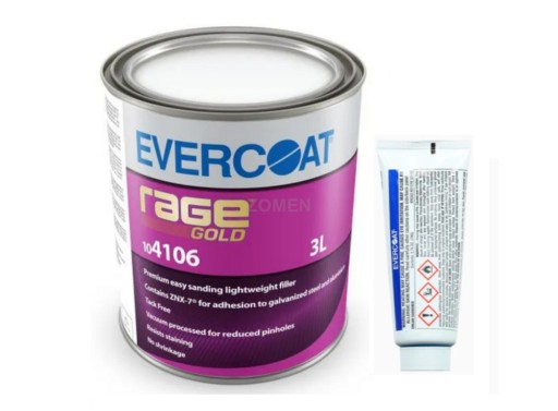 EVERCOAT Rage Gold szpachlówka poliestrowa 3L +utw