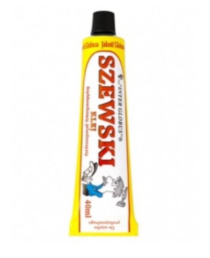 Klej SZEWSKI 40ml BUTÓW filcu skór gum UNIWERSALNY