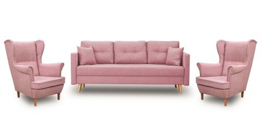 ZESTAW WYPOCZYNKOWY SKANDYNAWSKI SOFA + 2 FOTELE