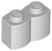 10 szt LEGO 30136 LBG Brick 1 x 2 Log Profile