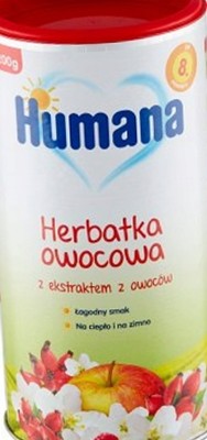 HUMANA Herbatka Owocowa po 8 miesiącu 200 g