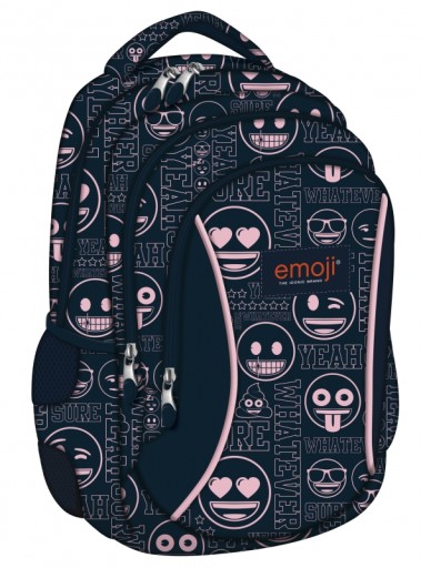 PLECAK MŁODZIEŻOWY EMOTIKONY RÓŻOWE EMOJI