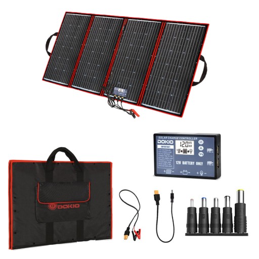Panel słoneczny solarny 200W Kempingowy PRZENOŚNY