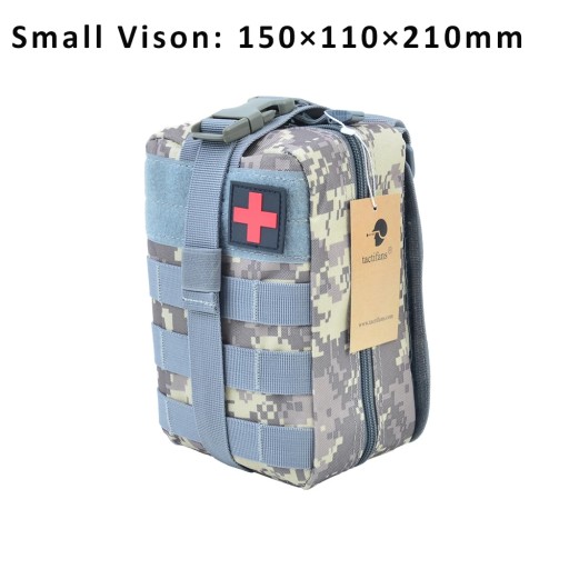 TACTIFANS First Aid Pouch Patch Bag Molle Hook and Loop Amphibious