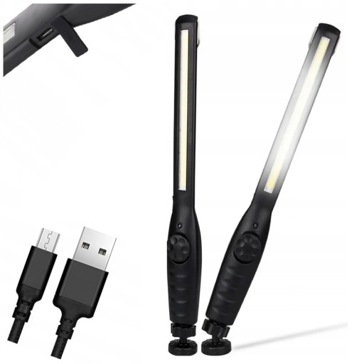 LAMPA LATARKA GARAŻOWA WARSZTATOWA ROBOCZA LED USB