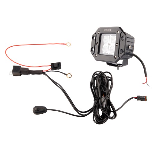 Lampa robocza 4xLED 600 LM 14W + podłączenie