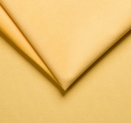 TKANINA OBICIOWA materiał plusz Trinity 557 żółć
