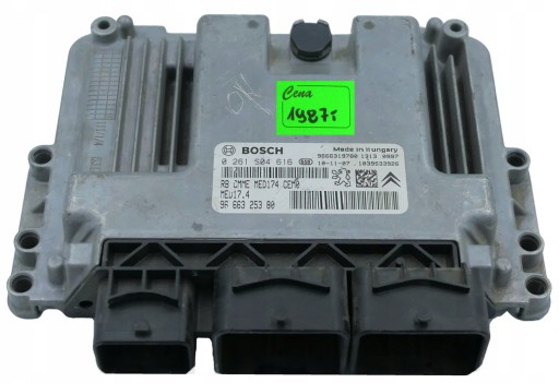 PEUGEOT CITROEN 1.6 THP KOMPUTER STEROWNIK 0261S04616 9666325380 - - GOTOWY