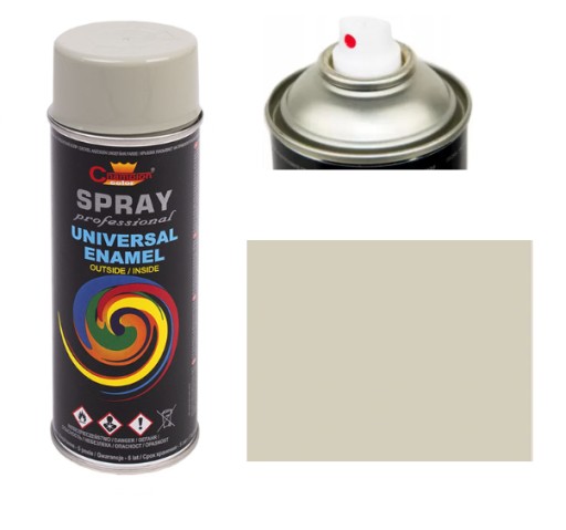 CHAMPION SPRAY UNIWERSALNY SZARY JASNY RAL7035 400ml
