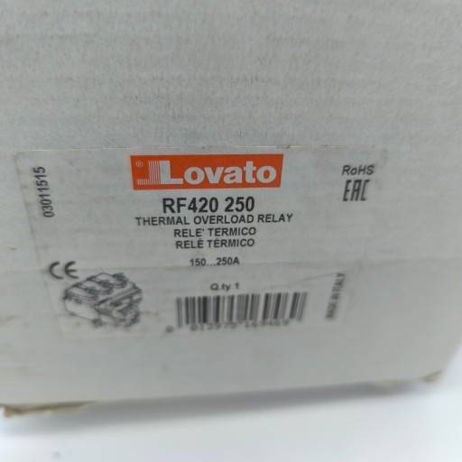 LOVATO PRZEKAŻNIK RF420250 150-250A DO STYCZNIKA BF195-B400