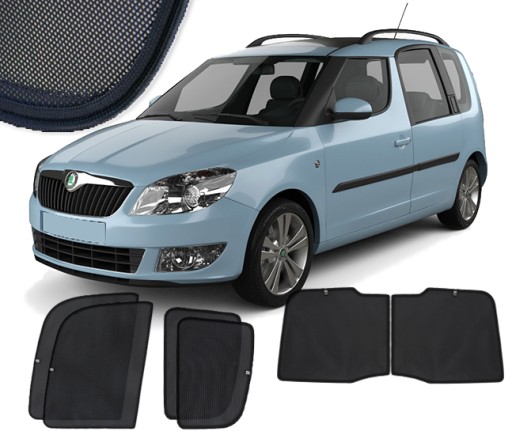 Zasłonki dedykowane do Skoda ROOMSTER (2006-2015)