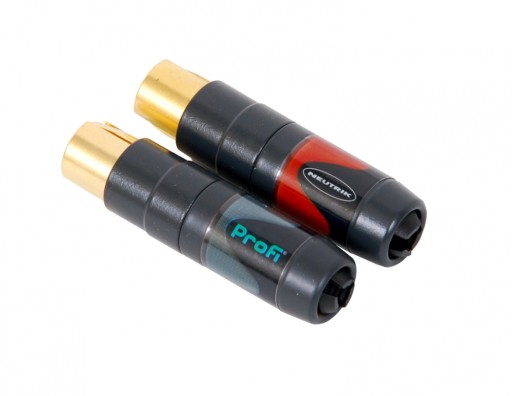 Neutrik NF2C-B/2 wtyk RCA para
