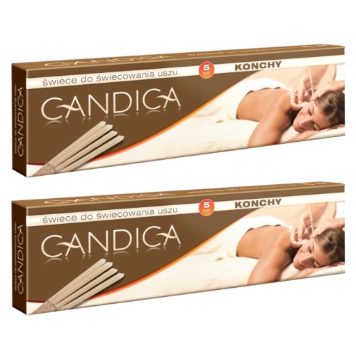 2x Świece do Świecowania Uszu Konchy Aura Herbals