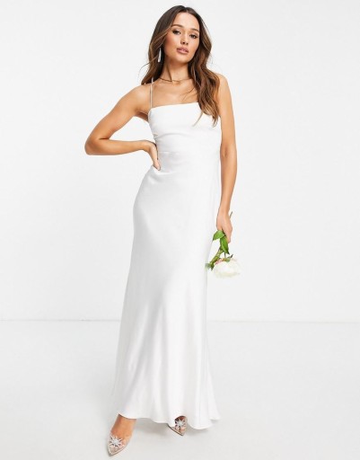 Asos Edition lyy ŚLUBNA ASTRID RAMIĄCZKA SUKNIA ND3 M