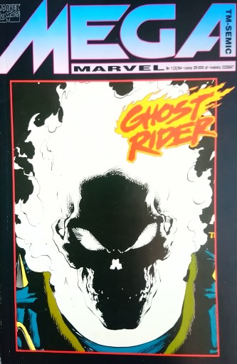 Mega Marvel nr 1/94 Ghost Rider MARVEL COMICS Praca zbiorowa