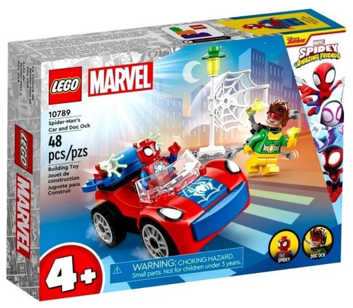LEGO MARVEL Samochód Spider-Mana i Doc Ock 10789