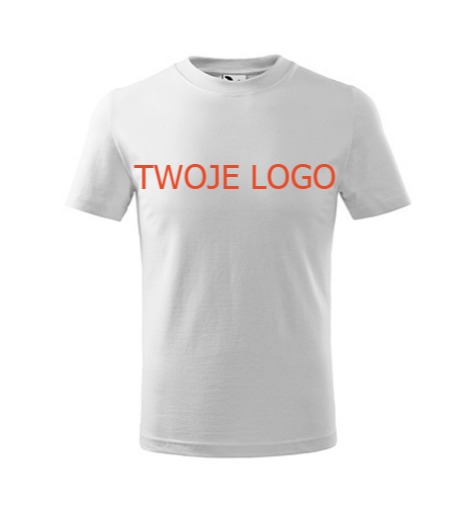 KOSZULKA Z LOGO FIRMY Z HAFTEM, WŁASNE LOGO
