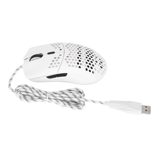 j900 wired gaming mouse 6 button 6400dpi rgb programmable hollow shell ergo