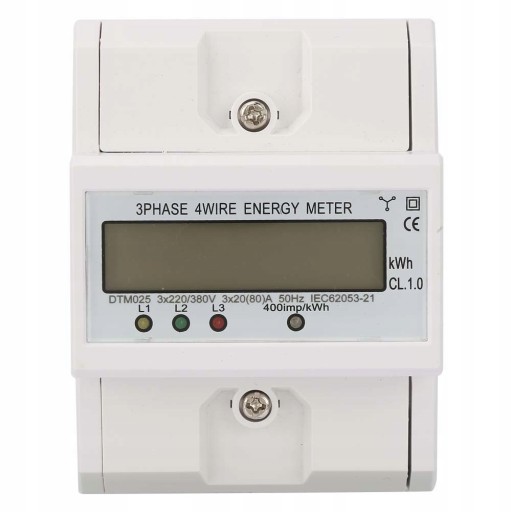 MIERNIK ENERGII ELEKTRYCZNEJ WATOMIERZ 3-FAZOWY