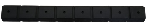 OCHRANIACZ ODBIJACZ Y-BOOM POMOSTOWY CZARNY 100X12 CM