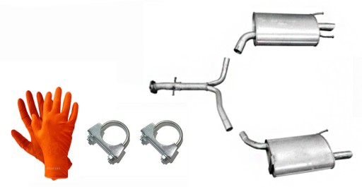 LEXUS GS 300 3.0 GRS 190 180kW (04/2005-04/2010) RURA TŁUMIKI KOŃCOWE L+P