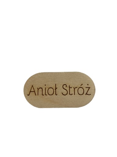 Drewniana tabliczka Anioł Stróż decoupage wzór 1