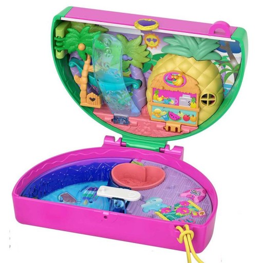 Polly Pocket. HCG19 Zestaw kompaktowy Arbuzowy basen