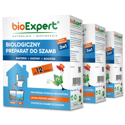 proszek bioExpert 3kg ROZKŁADA TŁUSZCZE i PAPIER