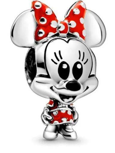 Charms Zawieszki do bransoletek Myszka Minnie Zawieszka Charmsy Srebro s925