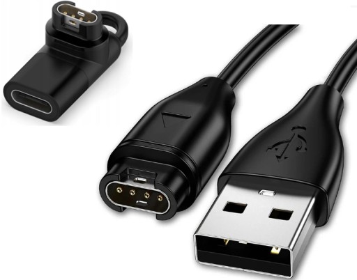 Adapter TYP-C+ Ładowarka do Garmin Fenix 5/6/7/7x/ 6x/Pro/Solar/Epix 2/Venu