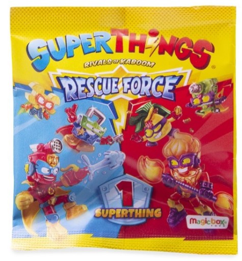 SUPER ZINGS THINGS 10 SERIA RESCUE FORCE SASZETKA FIGURKA