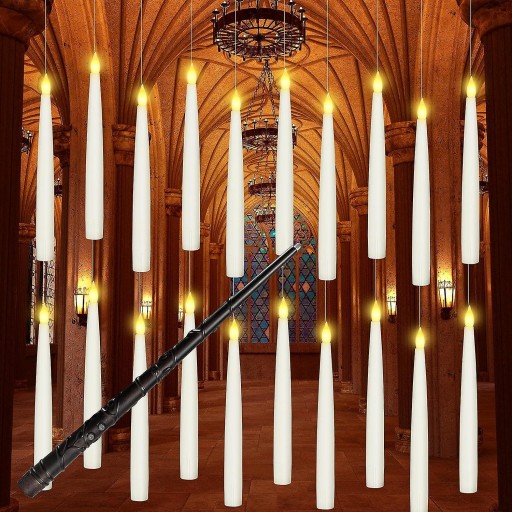 Halloween Decorations, 12pcs Floating Candles Led