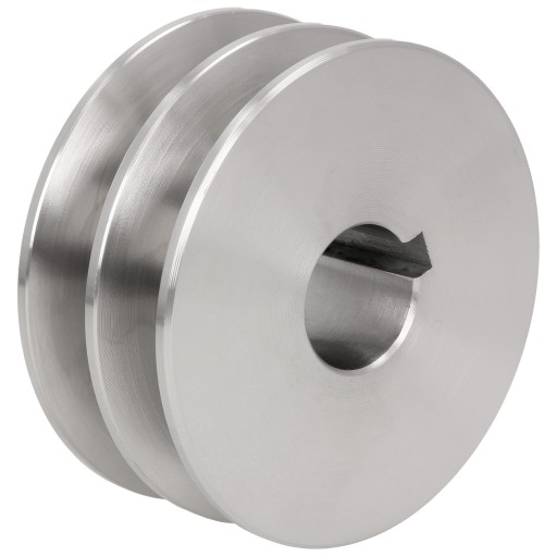 Koło pasowe HB SPB 100 / 42 / 2x17 mm ( SZAJBA 100mm na dwa paski 2 x 17 )