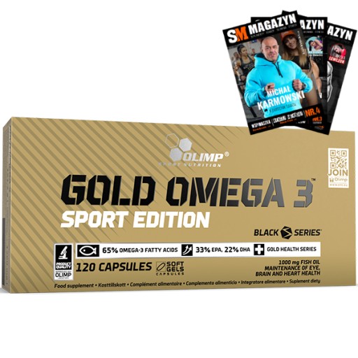 OLIMP GOLD OMEGA 3 SPORT KWASY TŁUSZCZOWE 120 kap