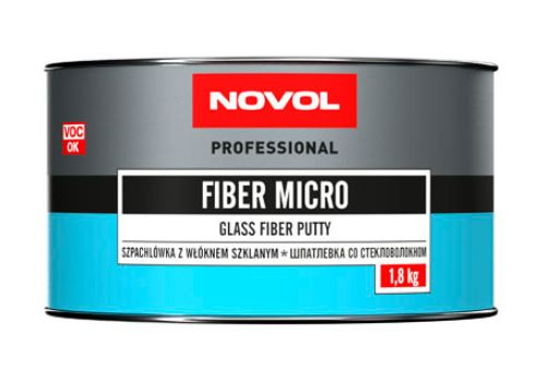 NOVOL Fiber Micro Szpachlówka z Włóknem Szklanym 1,8kg