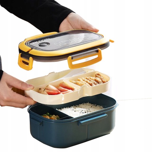 LUNCH BOX ŚNIADANIÓWKA DZIECKA NA PUDEŁKO 1200ML