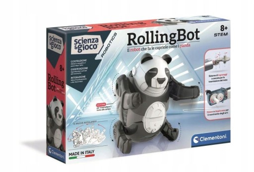 ROBOT ROLLING BOT MIŚ PANDA CLEMENTONI 50684