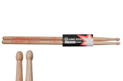 Pałki Perkusyjne Pellwood X-Line Hickory USA Rock