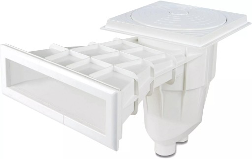 BEVO Skimmer wysokiego poziomu wody 50/63 mm biały