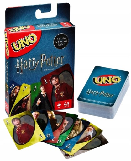 UNO HARRY POTTER GRA KARCIANA ZESTAW KARTY DO GRY RODZINNA ZABAWA