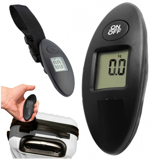 WAGA BAGAŻOWA HAKOWA WĘDKARSKA RĘCZNA 40KG LCD