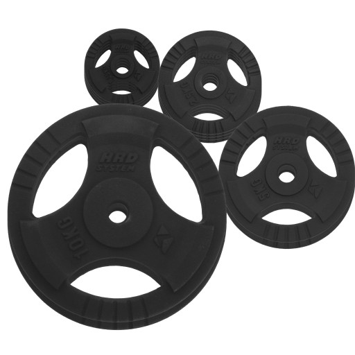 HRD SYSTEM ZESTAW KULTURYSTYCZNY OBCIĄŻENIE 45 KG 29 MM ŻELIWNE KIEROWNICA