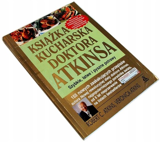 KSIĄŻKA KUCHARSKA DOKTORA ATKINSA - Atkins [9563B]