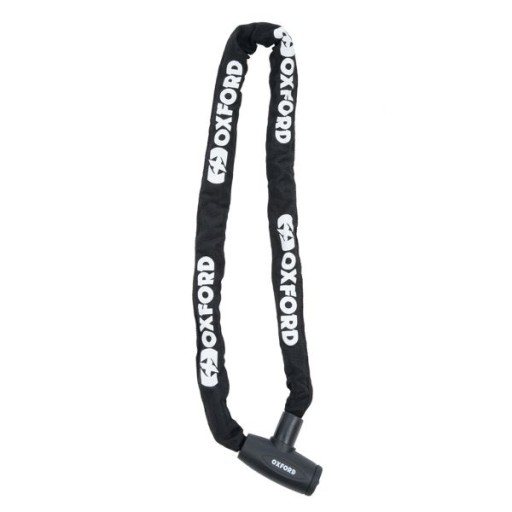 Łańcuch OXFORD CHAIN 8 z zapięciem CZARNY LK104 1200 mm